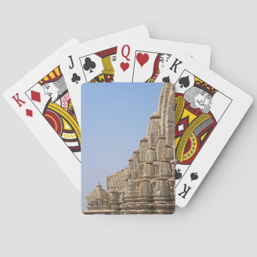 Jain tempel in Chittorgarh Fort, India Pokerkaarten (Achterkant)