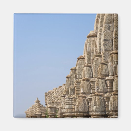 Jain temple in Chittorgarh Fort, India Magneet (Voorkant)