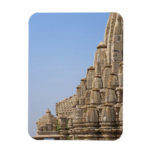 Jain temple in Chittorgarh Fort, India Magneet (Verticaal)