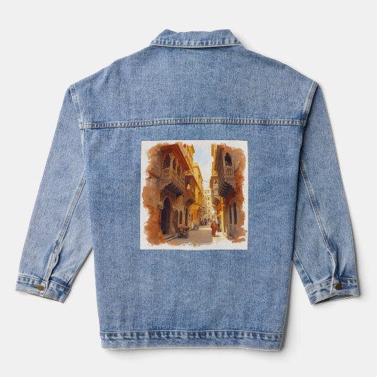 jaipur denim jacket (Achterkant)