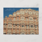 jaipur hawa mahal briefkaart (Voorkant)