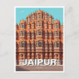 Jaipur Hawa Mahal Souvenir Briefkaart