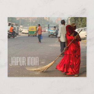 Jaipur India briefkaart