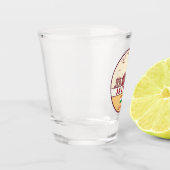 Jaipur India City Skyline Embleem Shot Glas (Links)