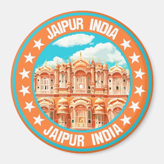 Jaipur India Magneet (Voorkant)