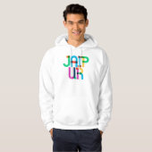 Jaipur India Pop Art Letters Hoodie (Voorkant volledig)