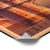 Jaipur India - Stad van Paleizen Vintage Travel Poster (Hoek)