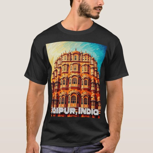 Jaipur India T-shirt (Voorkant)