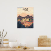 Jaipur – Indiase Koninklijke Roze Stad Poster (Keuken)