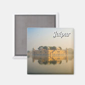 Jaipur Jal Mahal Souvenir Magneet (Voorkant / Achterkant)