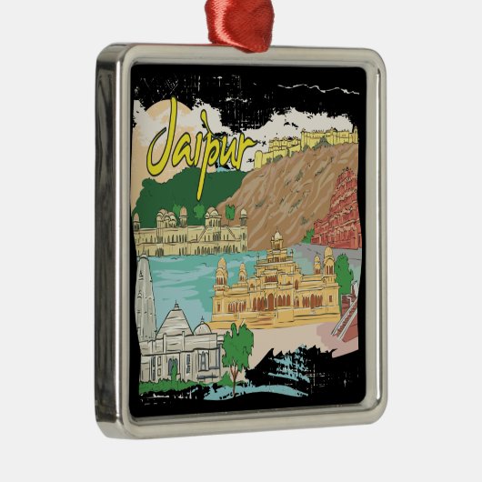 Jaipur Metalen Ornament (Rechts)
