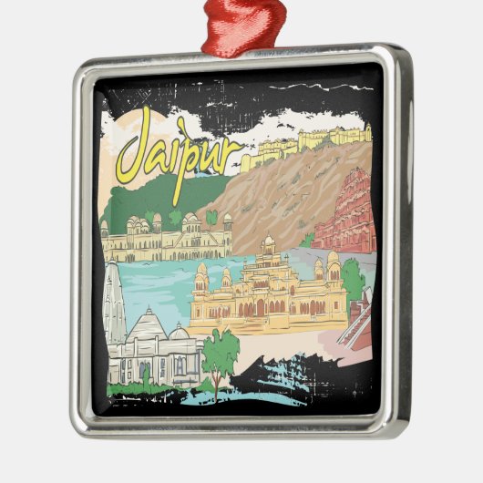 Jaipur Metalen Ornament (Links)