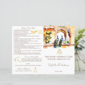 Jaipur pauwen Indiase huwelijksrituelen programma (Staand voorkant)