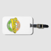 Jaipur vintage stijl logo bagagelabel (Voorkant (horizontaal))