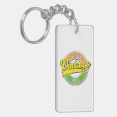 Jaipur vintage stijl logo sleutelhanger (Voorkant Links)
