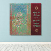 JAIPUR - Wrapped Canvas (Insitu (Houten vloer))