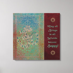 JAIPUR - Wrapped Canvas Afdruk