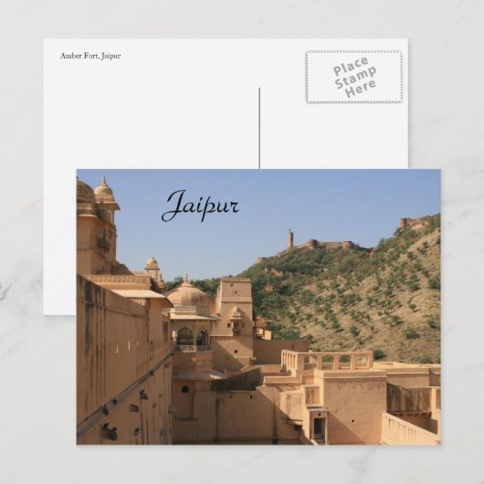 jaipurfort briefkaart (Voorkant / Achterkant)