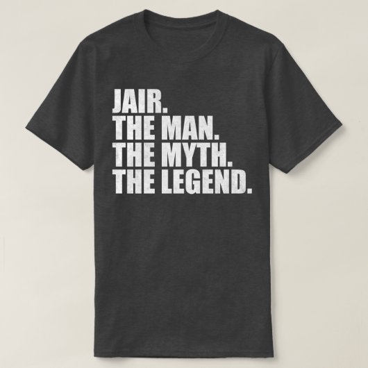 JairJair Naam Jair voornaam T-shirt (Design voorkant)