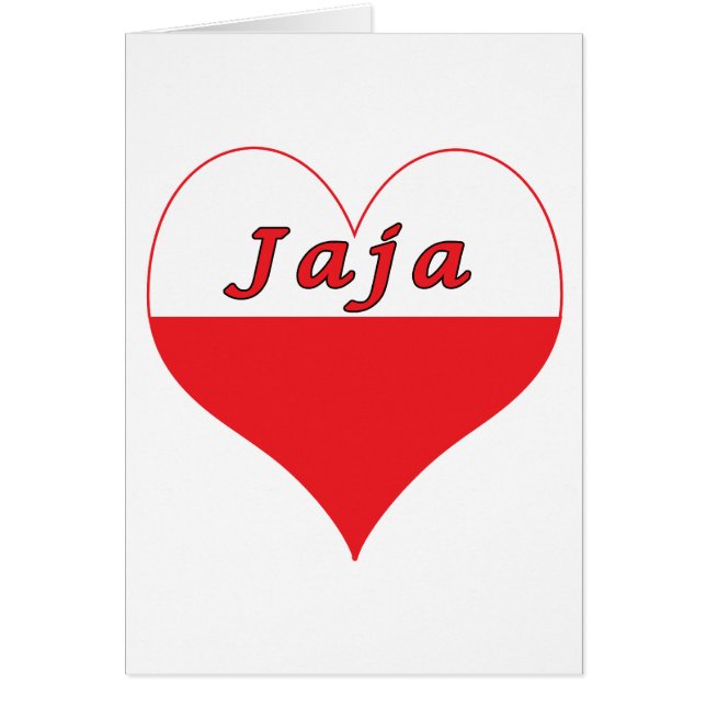 Jaja Poland Heart (Voorkant)
