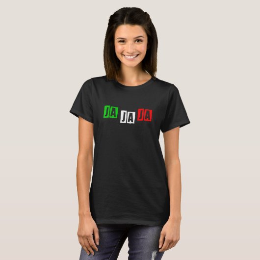 Jajaja Spain Mexico Latino Hispanic Laughing Wor T-shirt (Voorkant volledig)