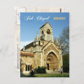 Ják Chapel, Vajdahunyad Castle, Boedapest, Hongari Briefkaart (Voorkant / Achterkant)