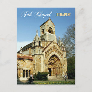 Ják Chapel, Vajdahunyad Castle, Boedapest, Hongari Briefkaart