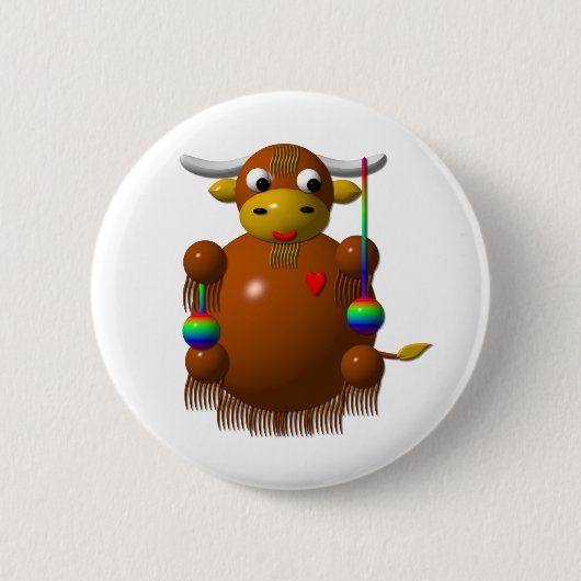 Jak die met Jojo's speelt Ronde Button 5,7 Cm (Voorkant)