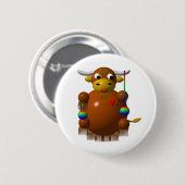 Jak die met Jojo's speelt Ronde Button 5,7 Cm (Voorkant /achterkant)