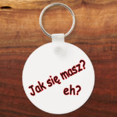 Jak Sie Masz, hè? Hoek Sleutelhanger (Voorkant)