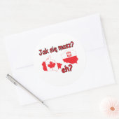 Jak Sie Masz? Hé? Ronde Sticker (Envelop)