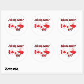 Jak Sie Masz? Hé? Ronde Sticker (Vel)
