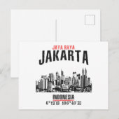 Jakarta Briefkaart (Voorkant / Achterkant)