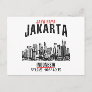 Jakarta Briefkaart