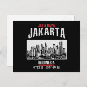 Jakarta Briefkaart (Voorkant / Achterkant)