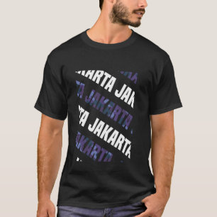 Jakarta Camo Pattern Paarse Camouflage T-shirt