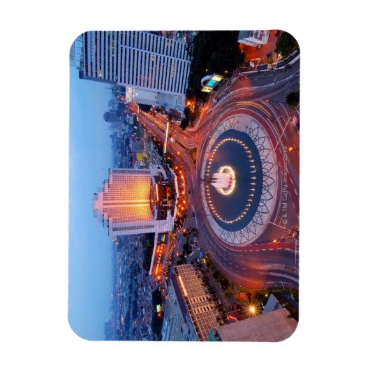 Jakarta Cityscape Magneet (Verticaal)