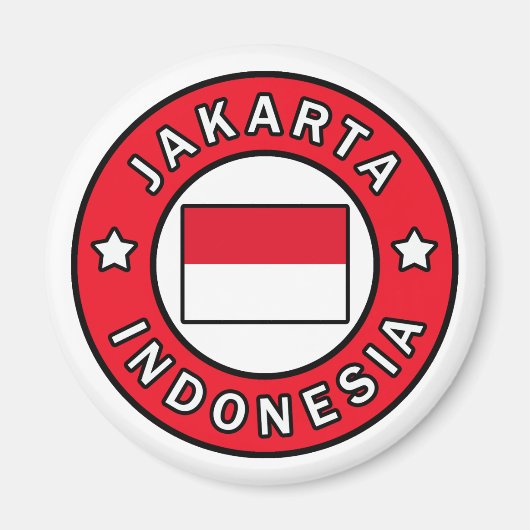 Jakarta Indonesia Magneet (Voorkant)