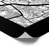 Jakarta Indonesia Map Poster (Hoek)