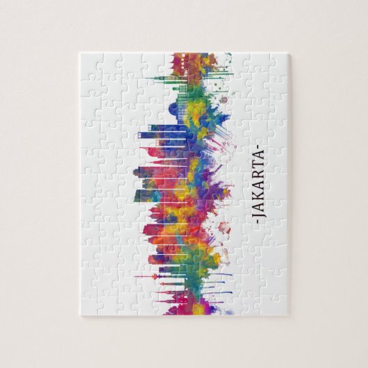 Jakarta Indonesia Skyline Legpuzzel (Verticaal)