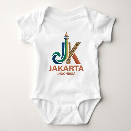 Jakarta Indonesia Southeast Asia Romper (Voorkant)