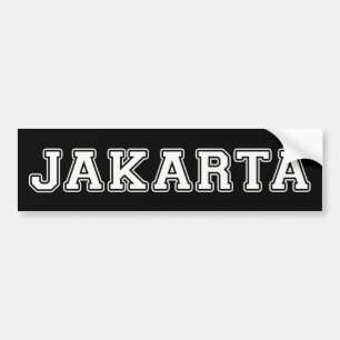 Jakarta Indonesië Bumpersticker