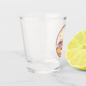 Jakarta Indonesië City Skyline Embleem Shot Glas (Links)