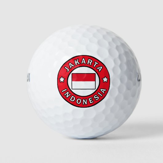 Jakarta Indonesië Golfballen (Voorkant)