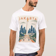 Jakarta Indonesië Reisposter