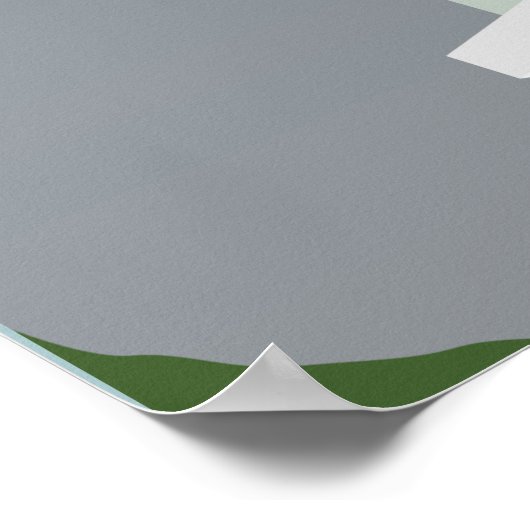 Jakarta, Indonesië,  reistoiland Poster (Hoek)