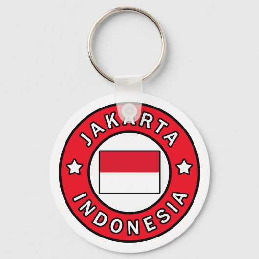 Jakarta Indonesië Sleutelhanger (Voorkant)