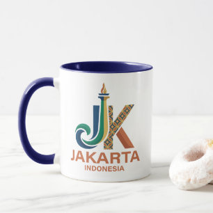 Jakarta Indonesië Zuidoost-Azië Mok