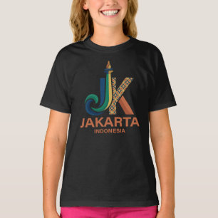 Jakarta Indonesië Zuidoost-Azië T-shirt