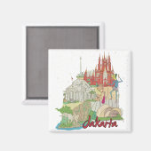 Jakarta Magneet (Voorkant / Achterkant)